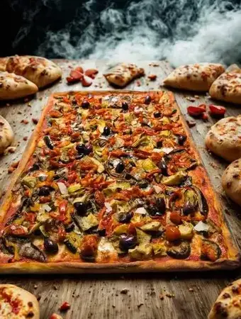 pizza au feu de bois à Châteaugiron - image 4